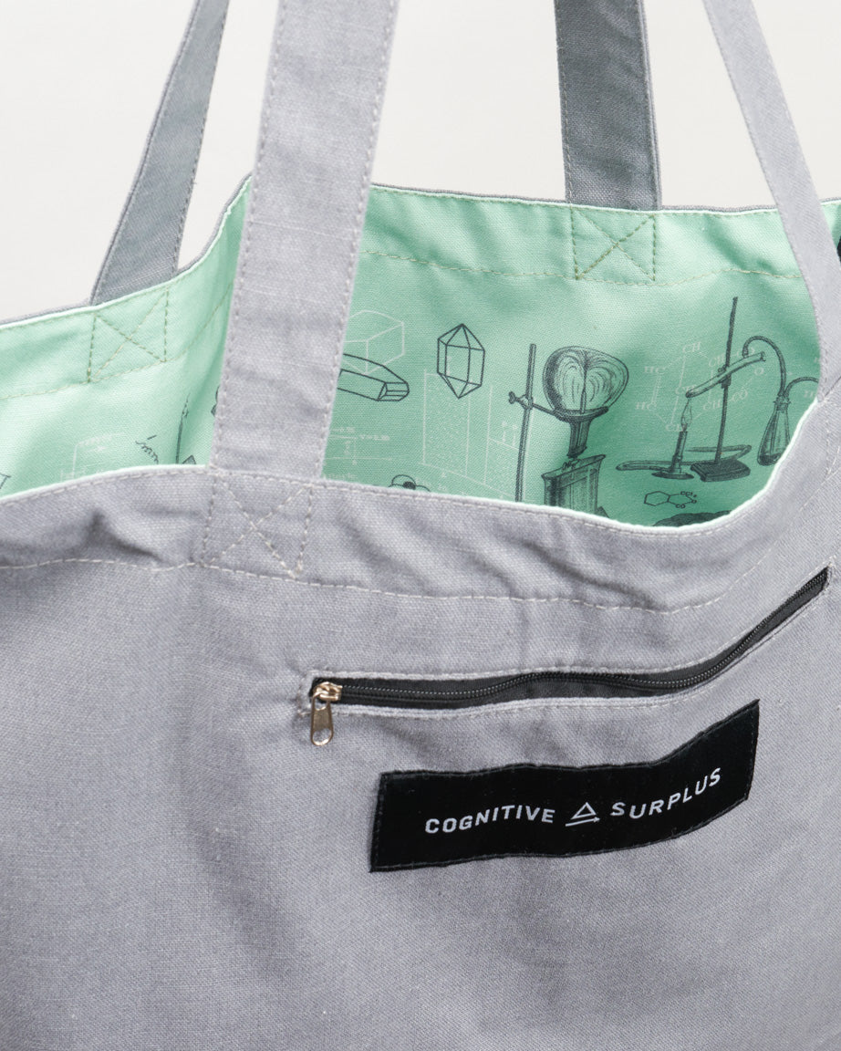 Chemistry Lab Canvas Shoulder Tote