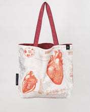 Anatomical Heart & Blood Flow Shoulder Tote