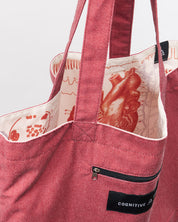 Anatomical Heart & Blood Flow Shoulder Tote