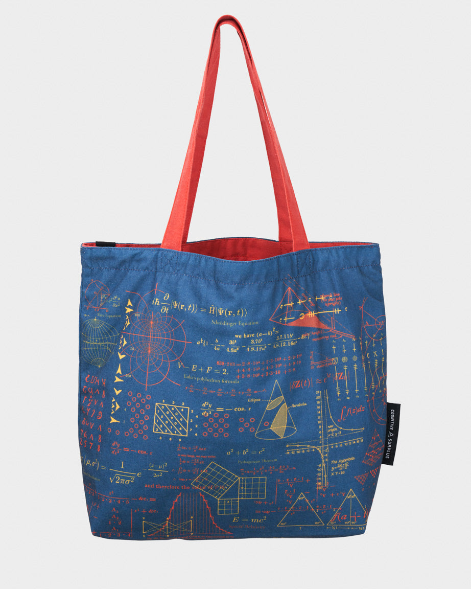 Mathematics Canvas Shoulder Tote