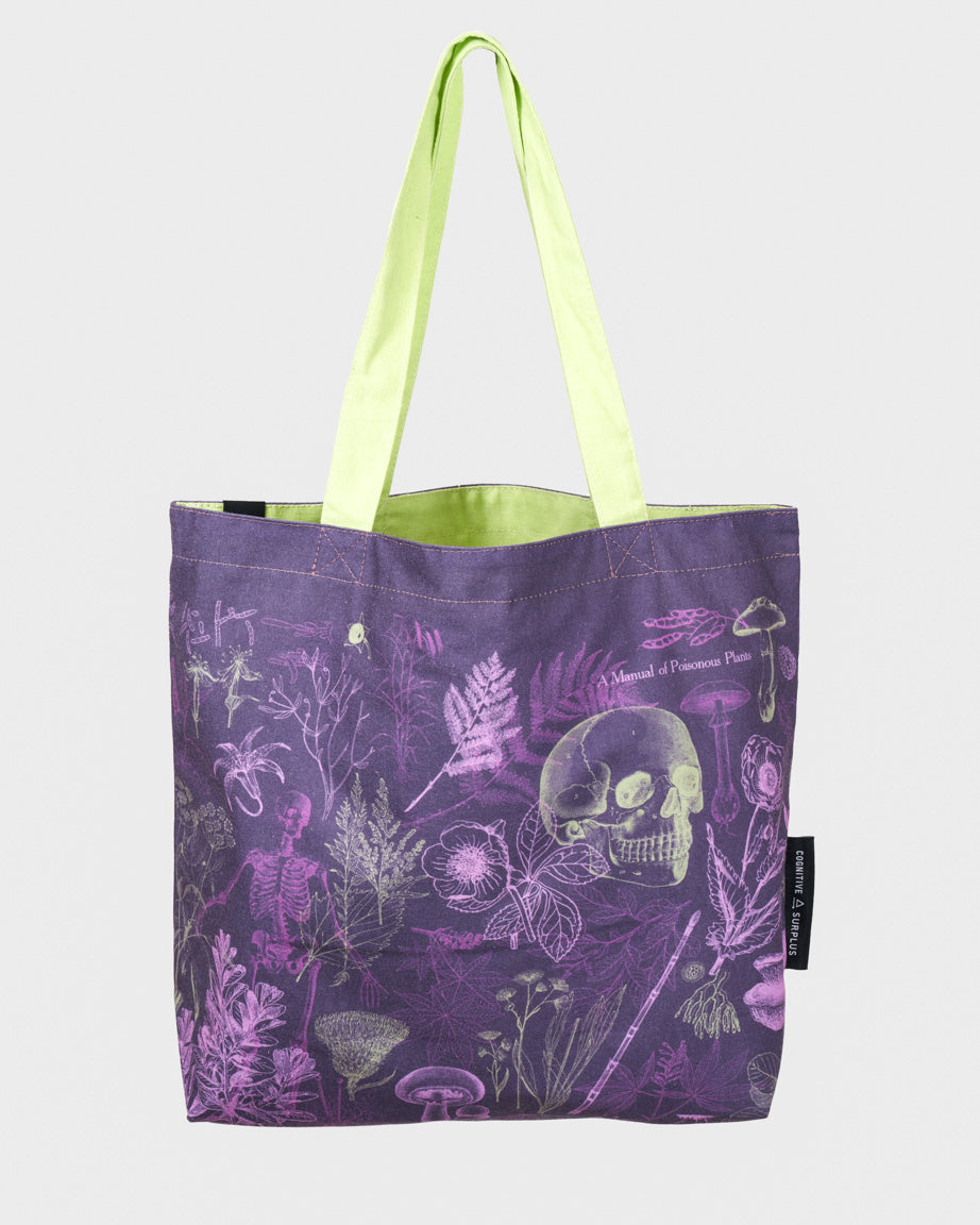 Poisonous Plants Canvas Shoulder Tote