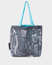 Dark Skeleton Shoulder Tote