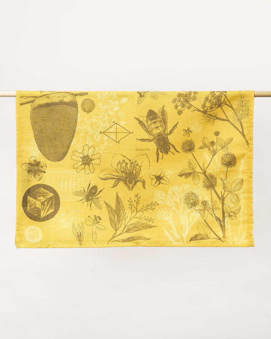 Honey Bee Tea Towel