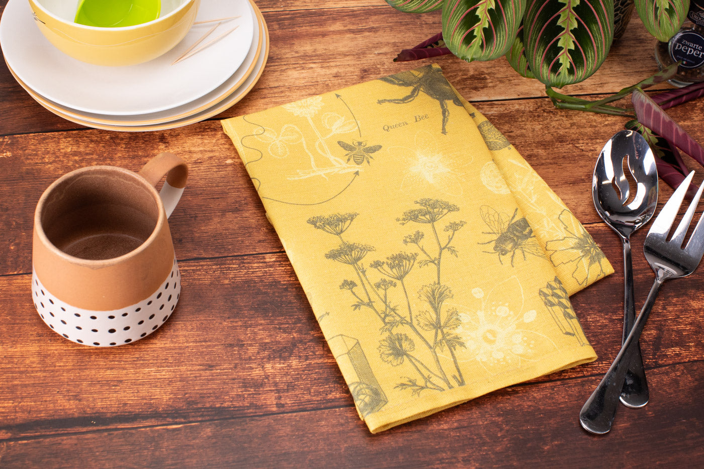 Honey Bee Tea Towel
