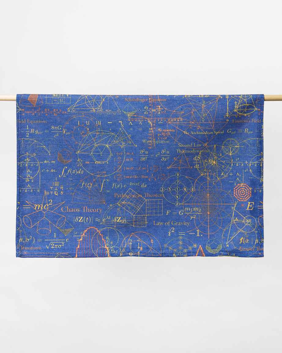 Equations That Changed the World Tea Towel