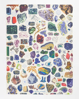 Gems & Minerals Tea Towel