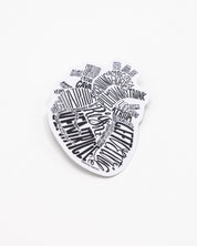 Typographic Heart Sticker Cognitive Surplus
