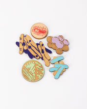 Antibiotic Resistant Bacteria Wooden Magnet Set