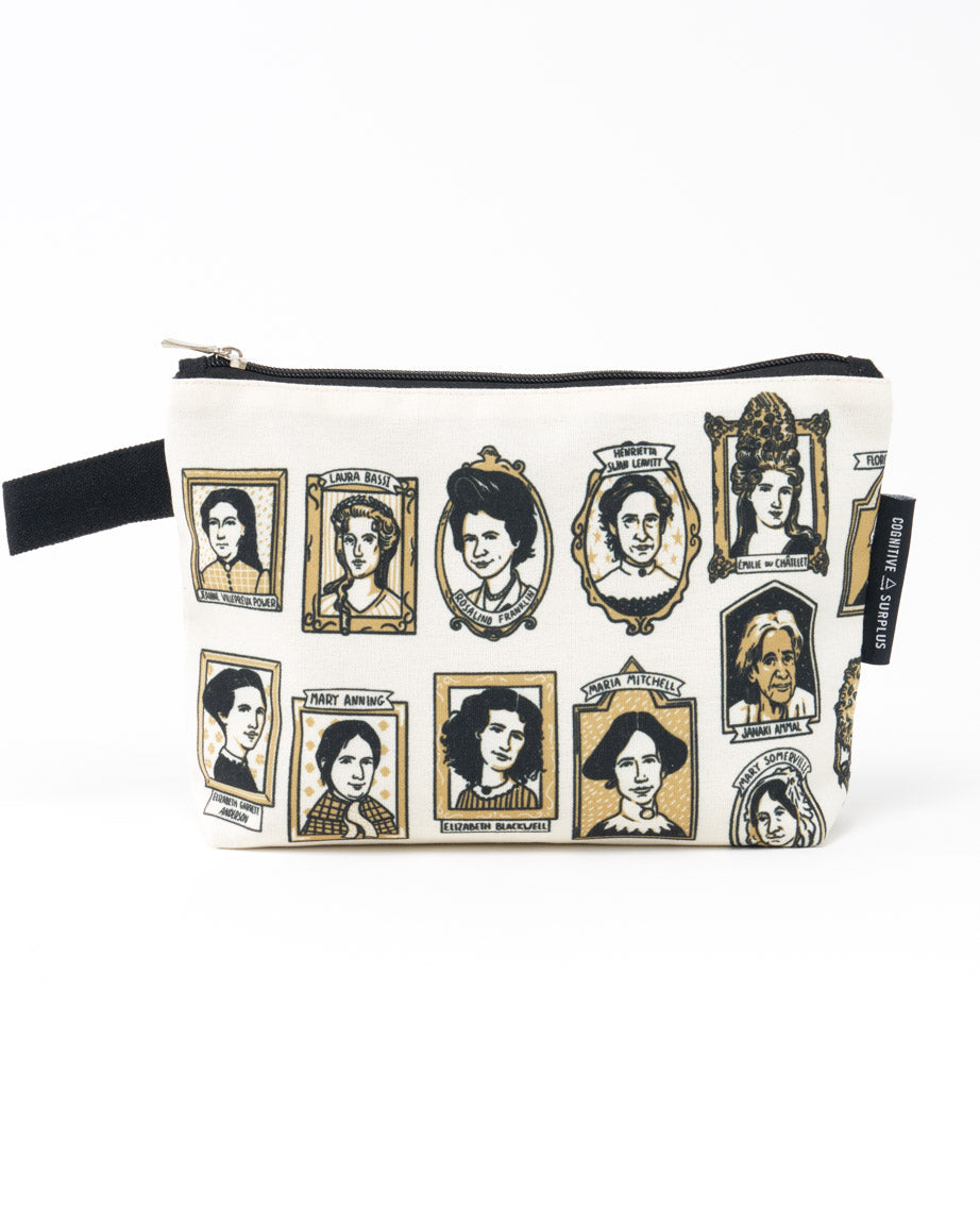Women of Science (Cream) Pencil Bag