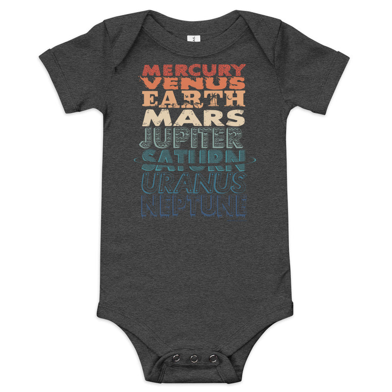 The Planets Baby Bodysuit