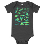 Retro Insects Baby Bodysuit