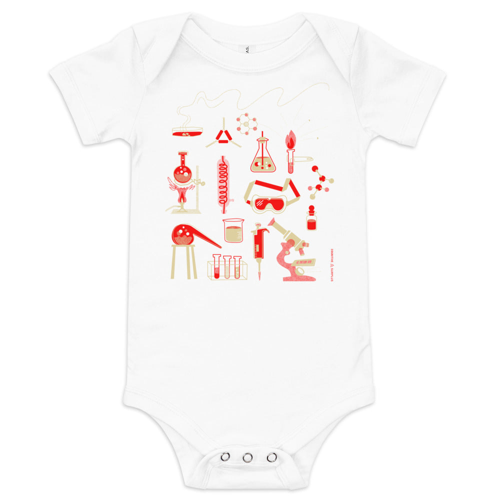 Retro Lab Baby Bodysuit