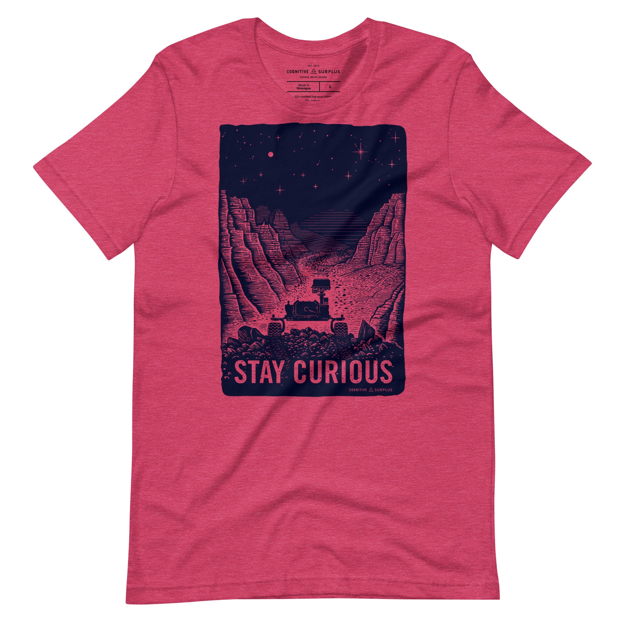 Stay Curious – Mars Rover Graphic Tee