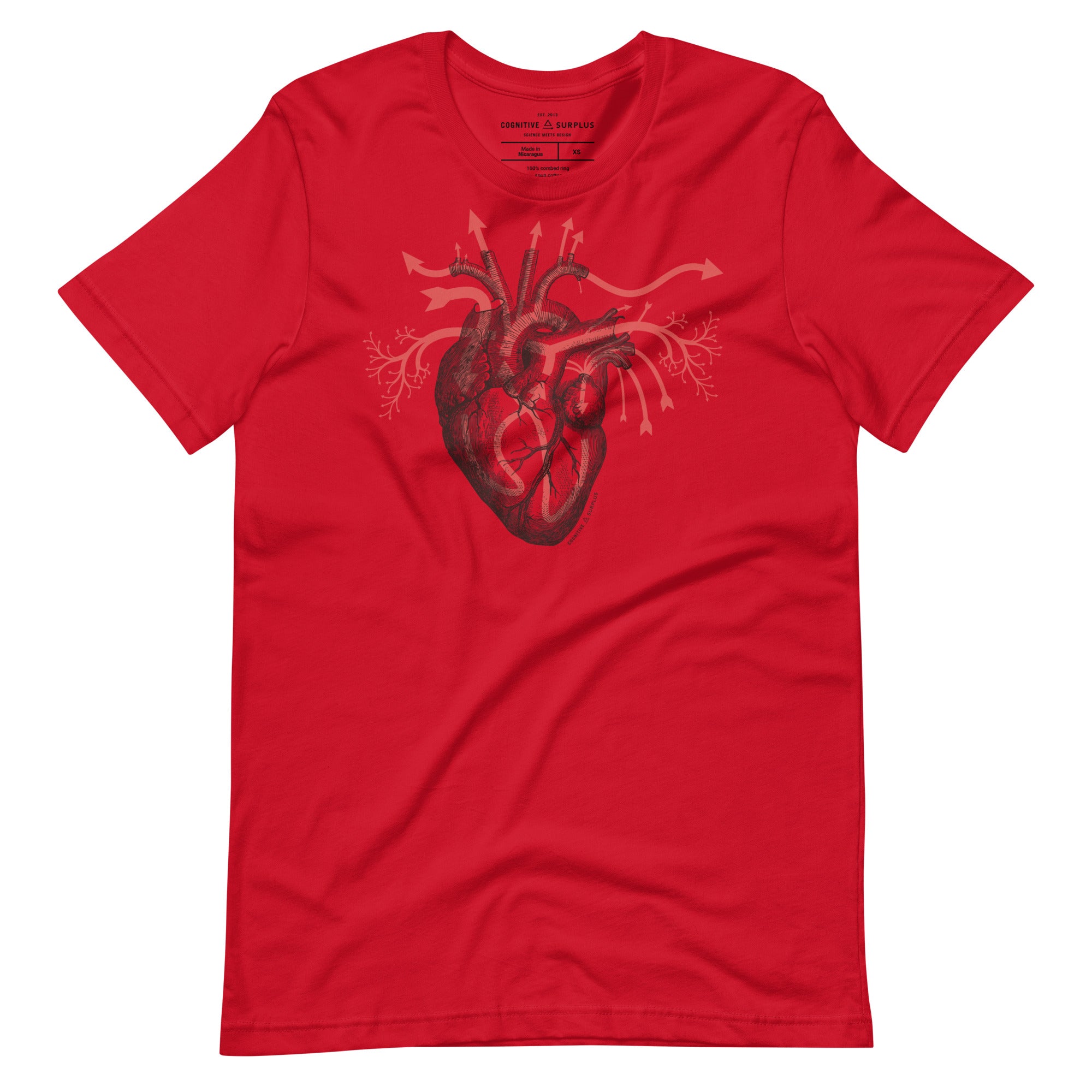 Heart Blood Flow Graphic Tee