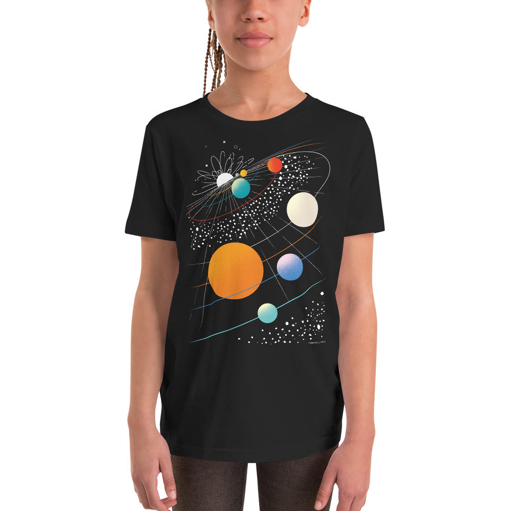 Across the Solar System Youth Graphic Tee