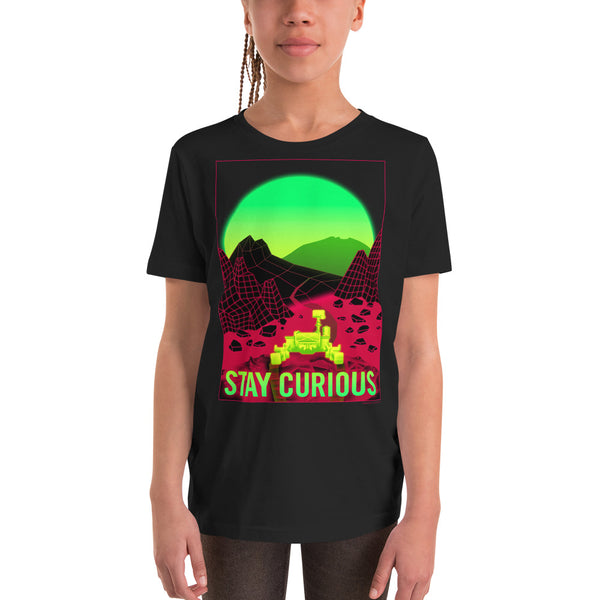 Stay Curious - Vaporwave Youth Graphic Tee