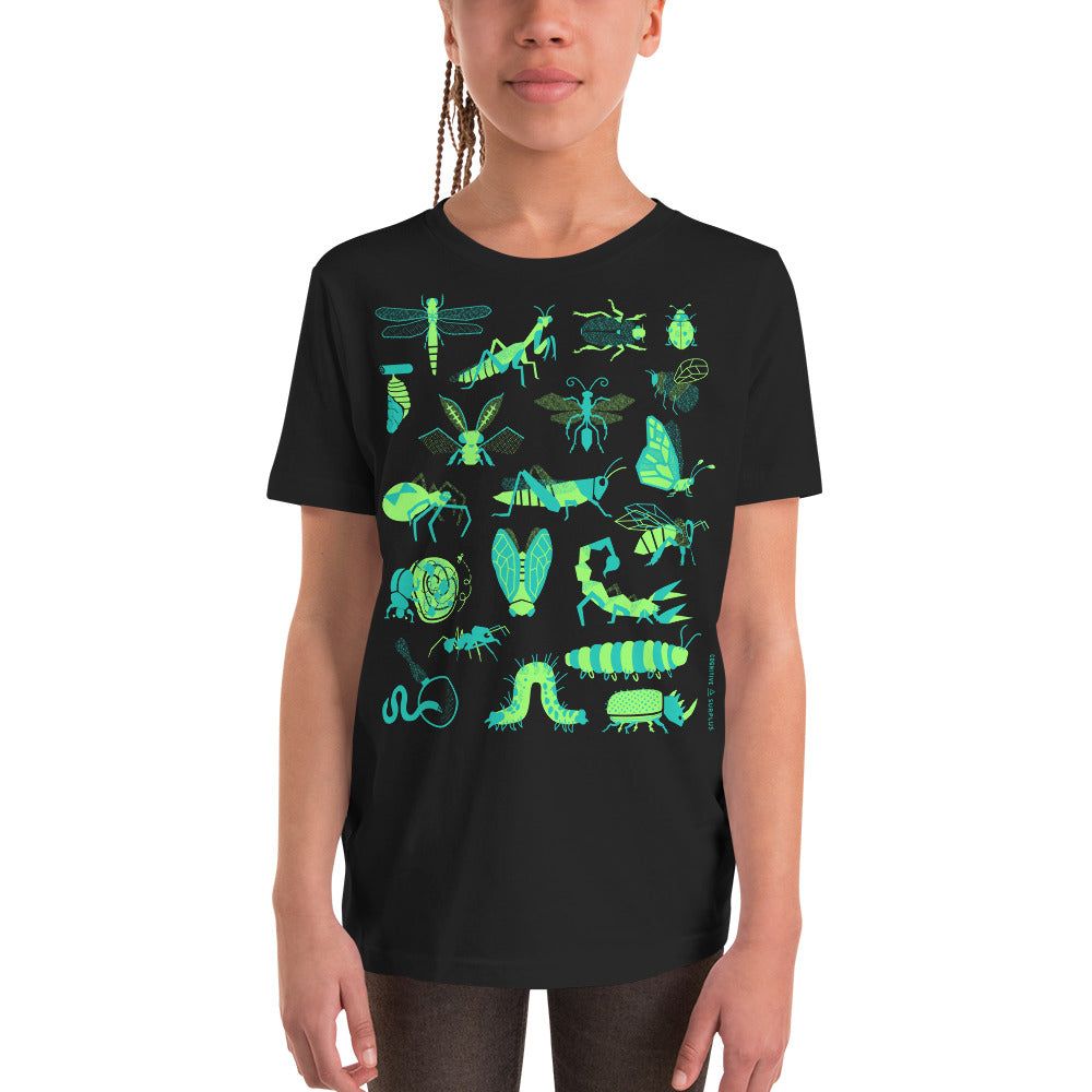 Retro Insects Youth Graphic Tee