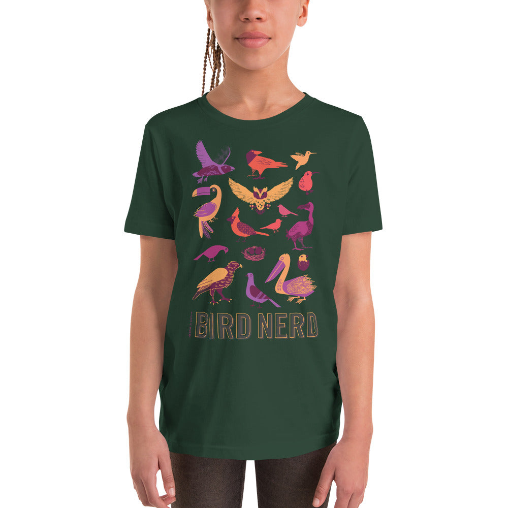 Bird Nerd Youth Graphic Tee