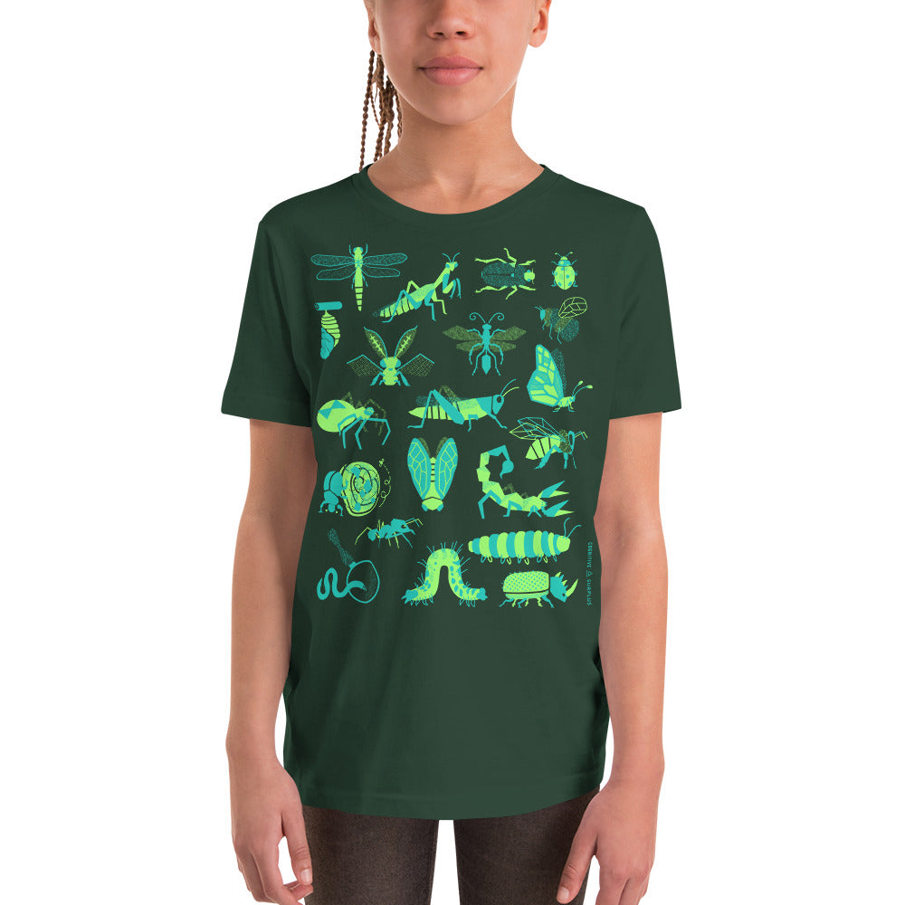 Retro Insects Youth Graphic Tee