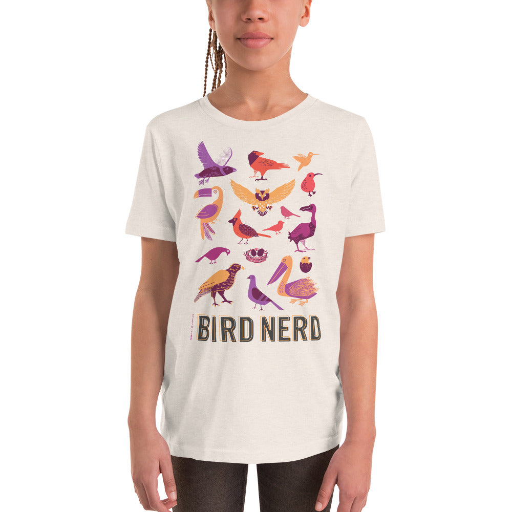 Bird Nerd Youth Graphic Tee