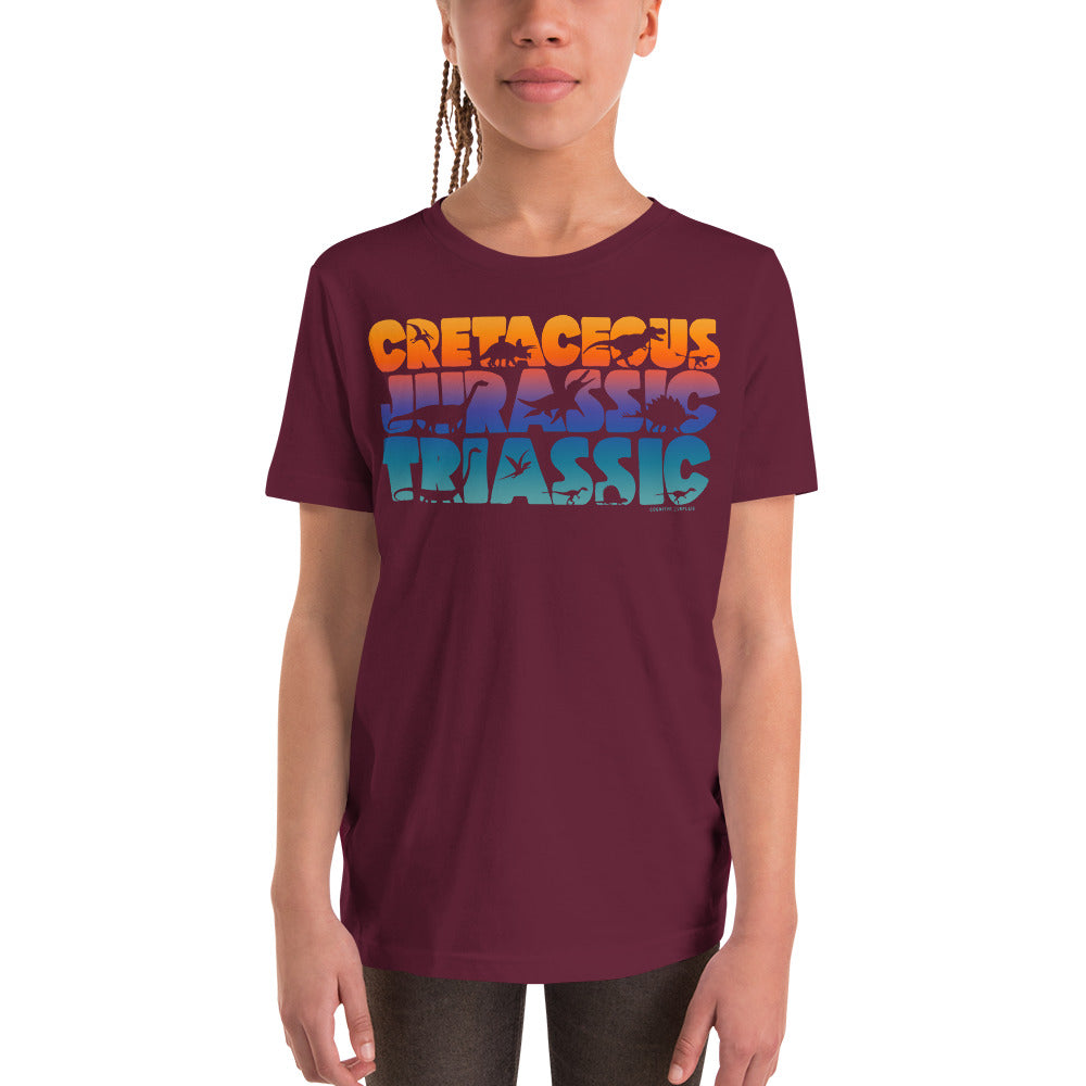 Eras of Dinosaurs Youth Graphic Tee