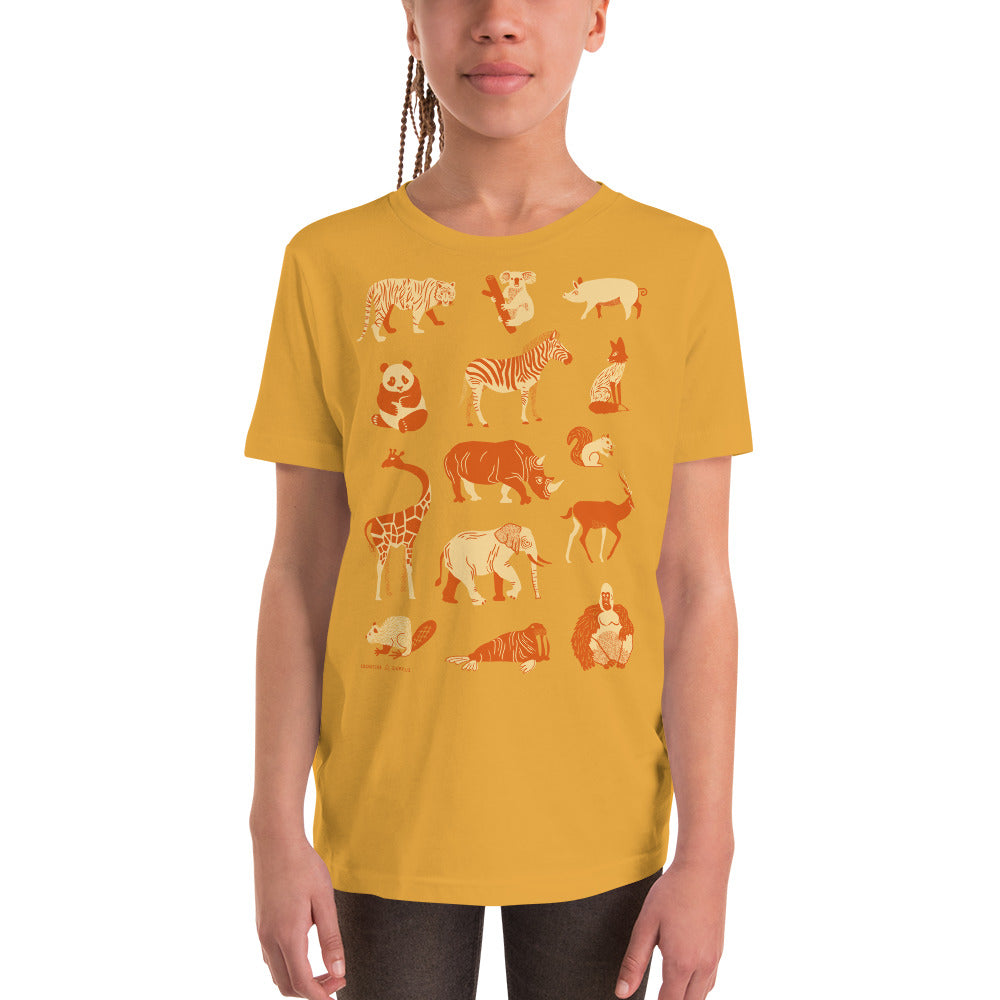 Retro Mammals Youth Graphic Tee