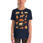 Retro Mammals Youth Graphic Tee