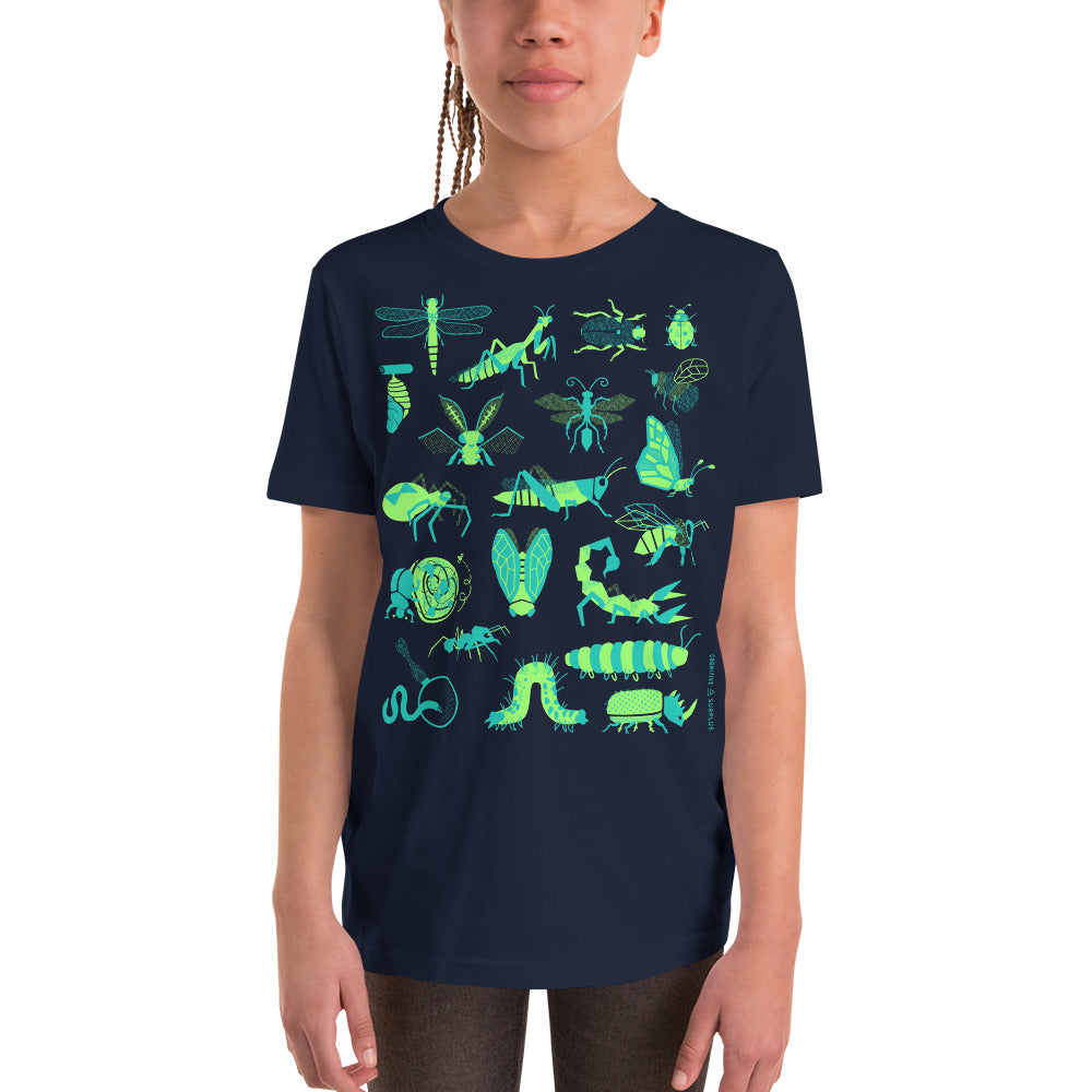 Retro Insects Youth Graphic Tee