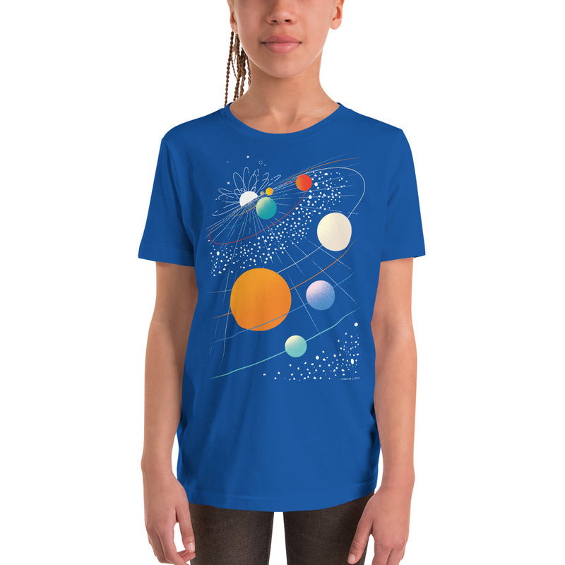 Across the Solar System Youth Graphic Tee