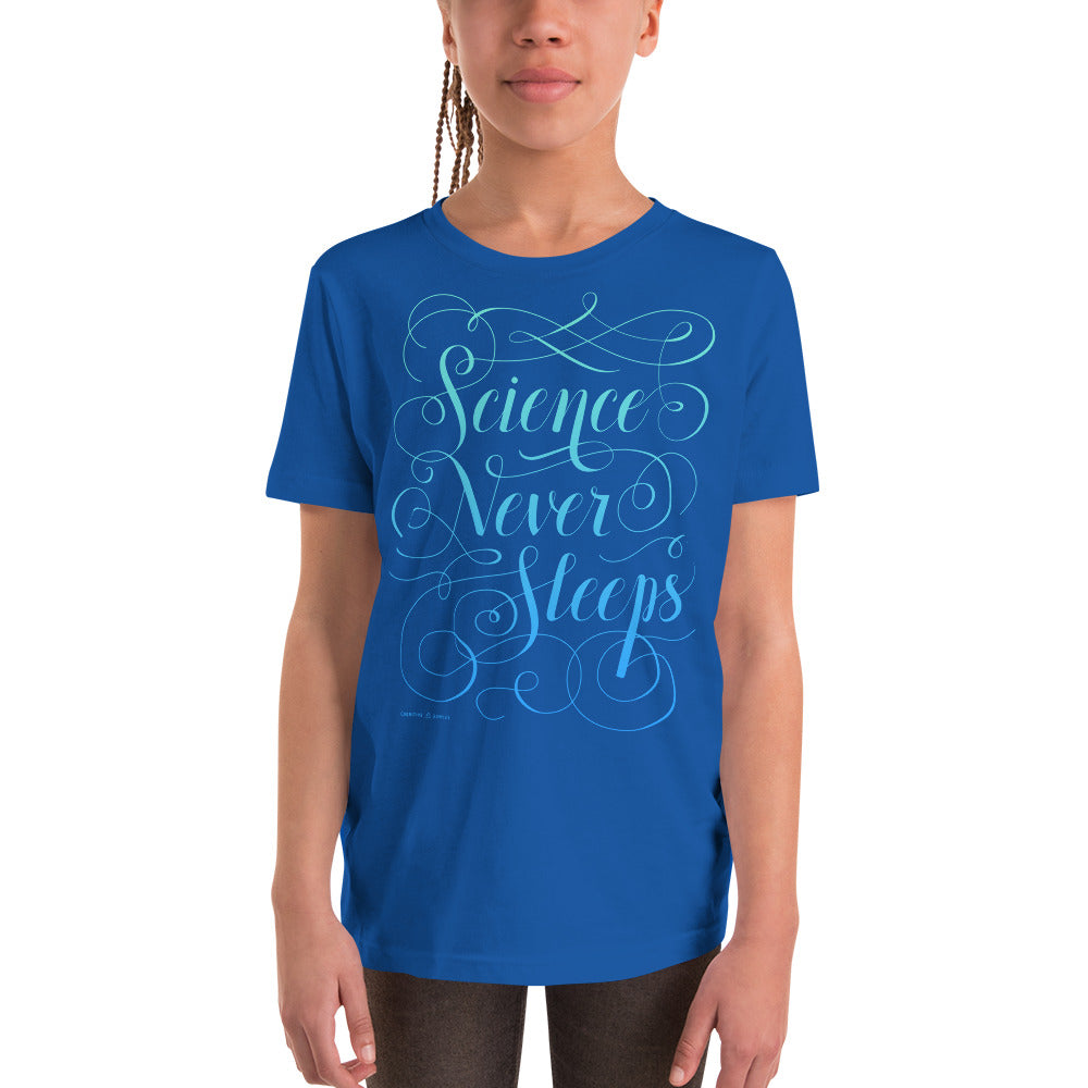 Science Never Sleeps Youth Graphic Tee