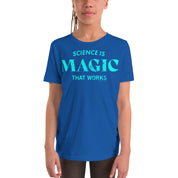 Science is Magic That Works Typography Youth Graphic Tee