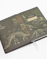 Paleontology A5 Hardcover Notebook - Earth Brown