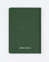 Mushrooms A5 Hardcover Notebook - Conifer Green