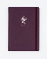 Jellyfish A5 Hardcover Notebook - Sea Cucumber Purple