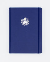 Octopus A5 Hardcover Notebook - Deep Sea Blue