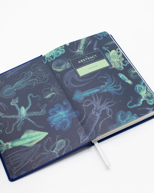 Octopus A5 Hardcover Notebook - Deep Sea Blue