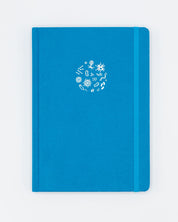 Epidemiology A5 Hardcover Notebook - Kingfisher Blue