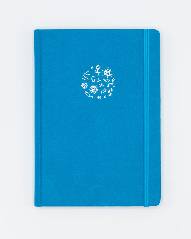 Epidemiology A5 Hardcover Notebook - Kingfisher Blue