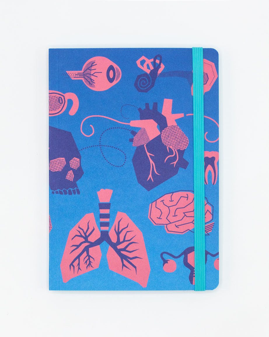 Retro Anatomy A5 Softcover Notebook