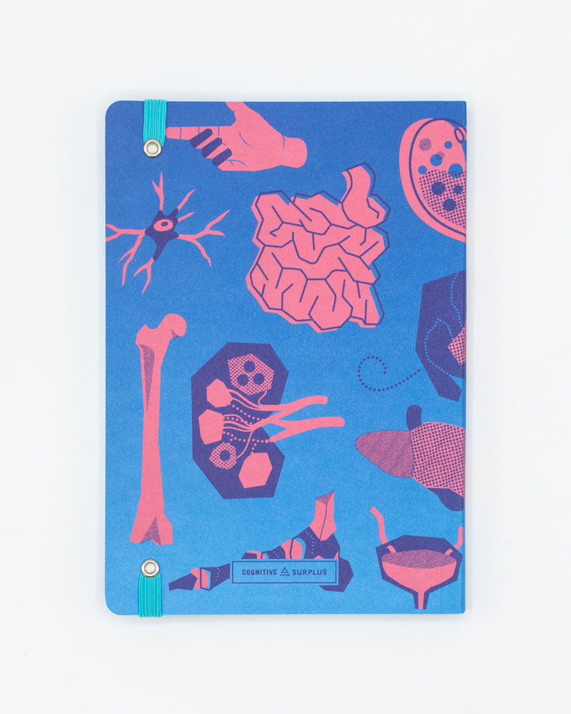 Retro Anatomy A5 Softcover Notebook