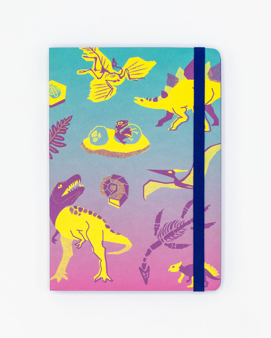 Retro Dino A5 Softcover Notebook