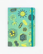 Retro Microbiology A5 Softcover Notebook