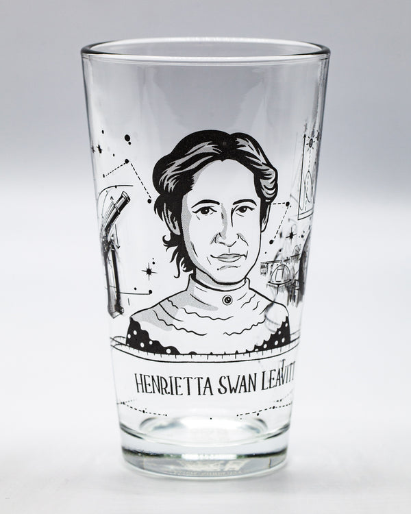 Henrietta Swan Leavitt pint glass by Cognitive Surplus
