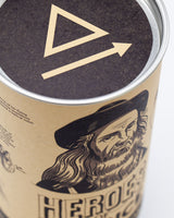 Metal cap of DaVinci pint glass packaging by Cognitive Surplus
