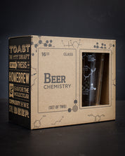 The Science of Beer Pint Glass Set