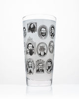 Great Beards of Science Beer Glass