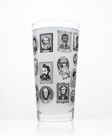 Great Beards of Science Beer Glass