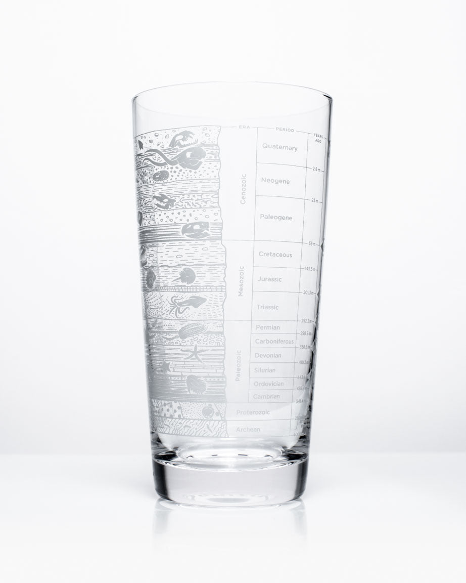 Stratigraphy Core Sample Beer Glass