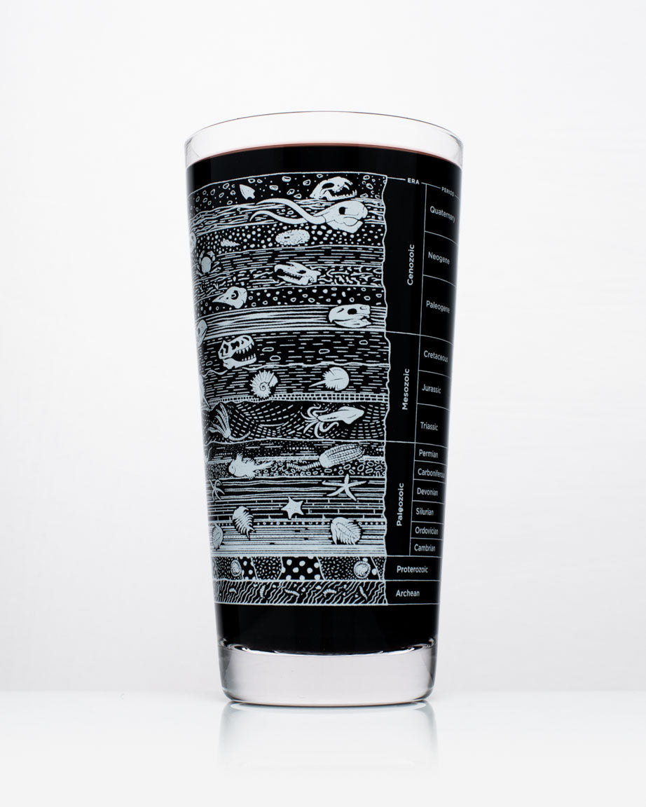 Stratigraphy Core Sample Beer Glass