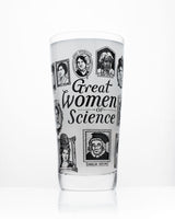 Great Women of Science Beer Glass